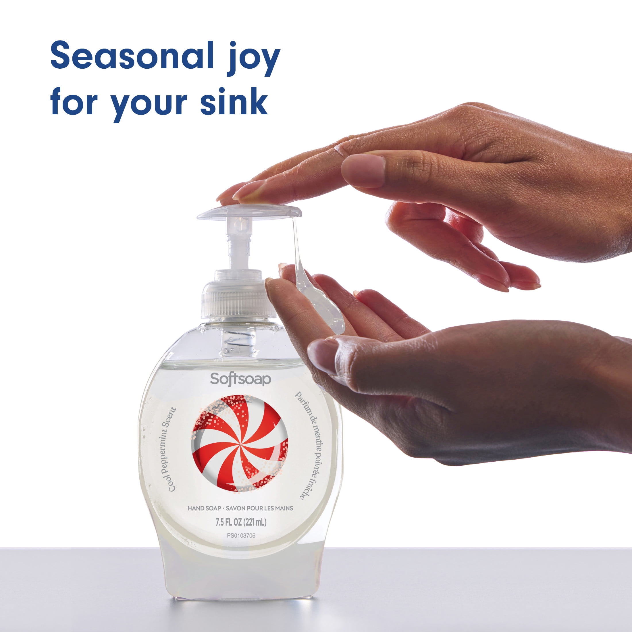 Softsoap Limited Edition Liquid Hand Soap, Cool Peppermint Scent, 7.5 fl oz
