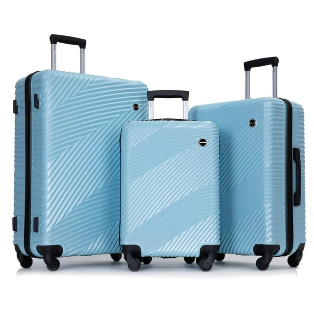 Set Juego de 3 Maletas Rigidas 20 24 y 28 Pulgadas Ultraresistentes con ruedas giratorias