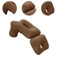 thumbnail image 6 of yotijay Napping Pillow Comfort Face Down Pillow for Reading Watching Movies Relaxing Brown, 6 of 9