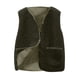 thumbnail image 2 of Chaquetas y abrigos casuales sin mangas y sin capucha para mujer, abrigo de bolsillo, chaqueta corta de invierno sin mangas de polar con botones, abrigo liso para mujer, 2 of 7