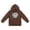 AB352 Brown, variant on Boys Hoodies Baseball Print Pullover Tops Soft Hooded Sweatshirt Daily Wear Hoody Size 3-14 Years, Orange