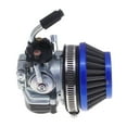 thumbnail image 1 of Motorcycle Carburetor 58mm Air Filter Fit for 49cc-80cc Mini Bike Blue, 1 of 4