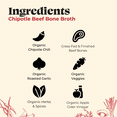 thumbnail image 5 of Kettle & Fire Chipotle Beef Bone Broth, Shelf-Stable, 16.9 oz, 5 of 13
