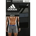 thumbnail image 2 of Adidas Men's Sport Mesh Boxer Brief Underwear (3-Pack) � Black/Onix/Black (M), 2 of 2