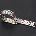 thumbnail image 4 of Men Titanium Steel Bracelets Radiation Protecting Magnet Bracelet For Travel Business(wanan), 4 of 5