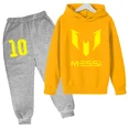 thumbnail image 3 of Conjunto de sudadera con capucha y pantalones largos de moda infantil con la superestrella argentina de fútbol número 10, ropa para niños, primavera y otoño, ropa deportiva Messi, 3 of 5