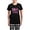 With Checker Pant, variant on CafePress - 50 & Fabulous Women's Dark Pajamas - Women's Short Sleeve Print T-Shirt and Pants Dark Cotton Pajama Set