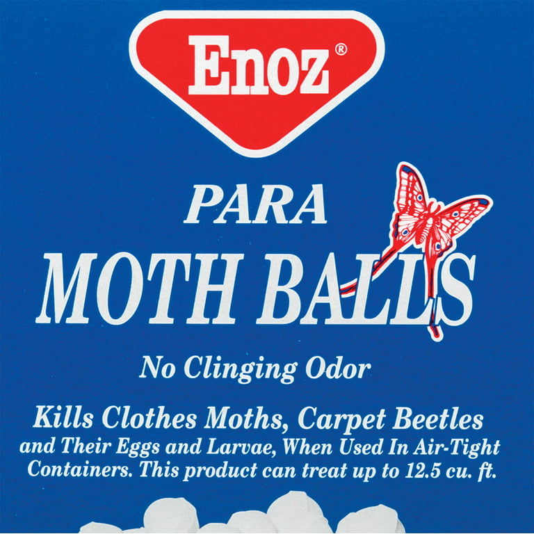 MothShield 4 Pack Old Fashioned Original Moth Balls, Carpet Beetles, Kills  Clothes Moth, Repellent Closet Clothes Protector, No Clinging  Odor(Approx:100 Balls), White 