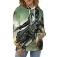 thumbnail image 5 of Star The Man-dalorian War Adult Sweater Pullover Sweatshirt Hoodies Long Sleeve Hooded Jackets Men Women, 5 of 8