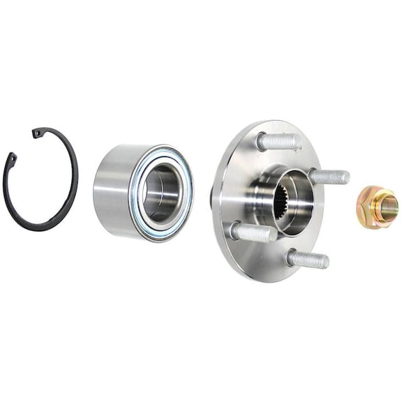 Front Wheel Hub Repair Kit - Compatible with 2011 - 2014 Mazda 2 2012 2013