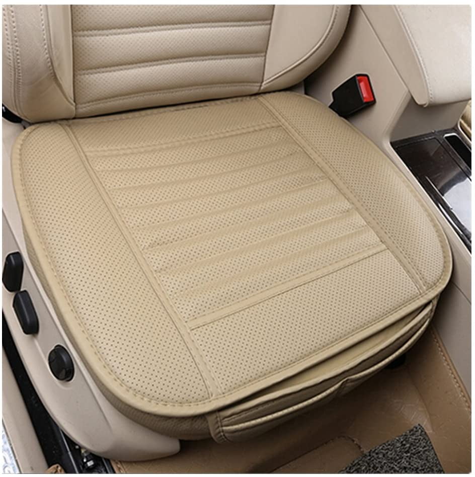 NetEraEU Seat cushion universal seat covers car seat covers bamboo charcoal PU leather seat cover. 