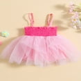 thumbnail image 2 of Robe Princesse en Tulle pour Bébé Fille, Décontractée, Sans Manches, Ligne A, Robe de Fête, 2 of 9