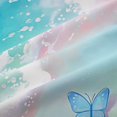 thumbnail image 5 of Manfei Blue Ocean Waves Kitchen Curtains,Pink Sand Black Out Curtains Pack of 2 (42x63 Each), 5 of 7