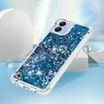 thumbnail image 4 of Slim Fit Phone Case for Samsung Galaxy A04E, Case for Galaxy M04, Case for Galaxy F04,Glitter Liquid Quicksand Effect Silicone Soft TPU Case for Galaxy A04E/M04/F04,LSWT Blue, 4 of 12