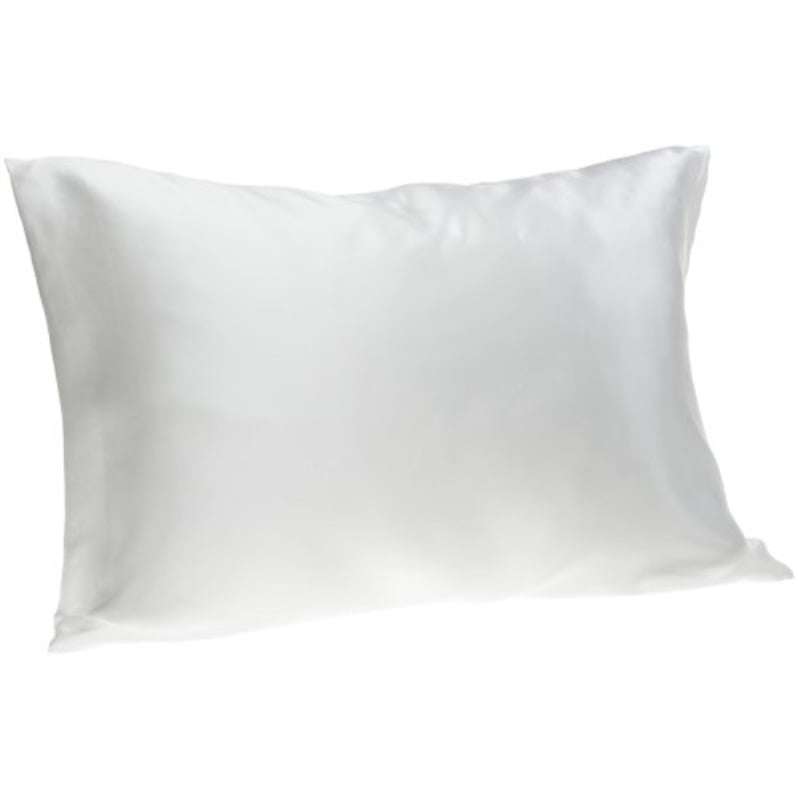 White Standard/Queen Spasilk 100-Percent Pure Silk Facial Beauty Pillowcase 