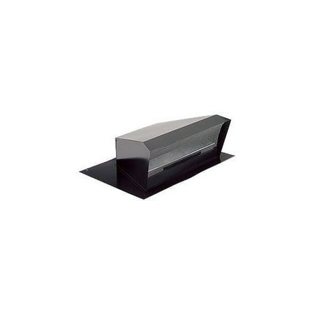 High Capacity Roof Cap - Broan 437 High Capacity Black Steel Roof Cap with Built-In Backdraft Damper