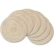 thumbnail image 1 of Set Of 6 Round Woven Placemats,washable,round Cotton Placemats,washable,heat-resistant(beige), 1 of 3