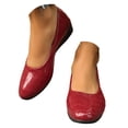 thumbnail image 3 of Women Casual Shoes Slip On Shoes Flat Loafers Casual Footwear Soft Non Slip Leather Upper Versatile Style For All Season Daily Wear ,Us Size:6.5, 3 of 6