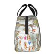 thumbnail image 4 of Winnie Bear P-ooh Reusable Lunch Bags Portable Insulated Lunch Box Tote Bag Cooler Office Picnic, 4 of 9