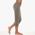 thumbnail image 2 of Tqcoqu Capris for Women with Pockets,Golf Pants 7/8 High Waisted Stretch Pull On Ankle Business Casual Travel Athletic Work,Khaki Women's S-XXXL, 2 of 10
