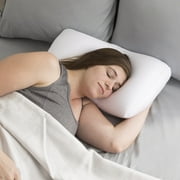 Remedy Microbead Pillow for Adult - Supports Head, Neck, and Shoulders (White)
