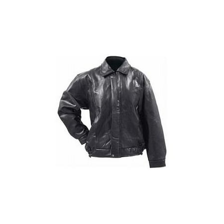 Italian Stone Design Genuine Buffalo Leather Bomber Jacket-