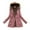 Dark Pink, variant on UJNDER Women's Warm Thickened Overcoat Winter Fashion Lined Hooded Coat Jacket Outwear Winter Jackets for Women Dark Pink M