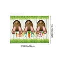 thumbnail image 3 of NWOKYZGH Easter Egg Bunny Door Mat Kitchen Mats, Indoor Outdoor Rugs, Cushioned Anti Fatigue Absorbent Kitchen Rug, Non-Slip Standing Desk Mat, Front Door Rug for Floor, Bathroom, Sink, 3 of 6
