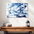 thumbnail image 2 of Elephant Stock Abstract Navy Drip Wall Art - Horizontal Canvas Wall Art - Living Room Wall Decor - Abstract Canvas - Blue And White Decor - 24" x 16", 2 of 8