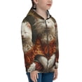 thumbnail image 5 of Kdxio Haystack Meditating Cat Pattern Kids Boys Girls Zip Up Hoodie 3D Printed Hooded Sweatshirt Hoody Coat with Pocket 7-12 Y-Medium, 5 of 6