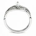 thumbnail image 3 of Rings for Women Silver 316L Stainless Steel DA133 - AAA Grade Cubic Zirconia in Clear, 3 of 6
