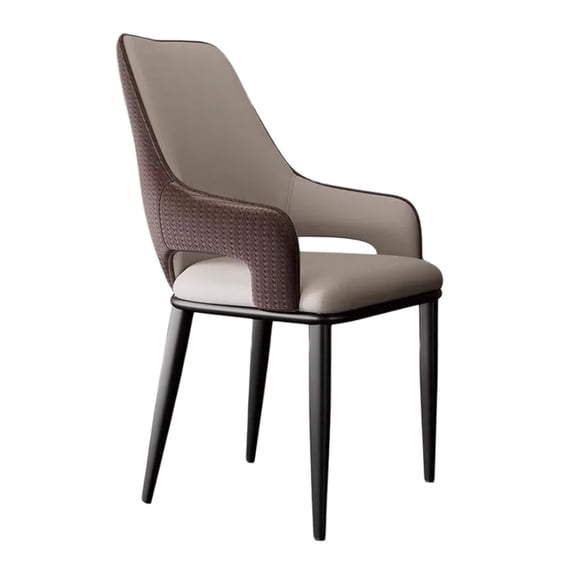 Modern Dining Room Arm Chairs Mid-Century Accent Chair Kitchen Side Chair with Metal Legs for Living Room,Upholstered Bar Chairs High-Back Side Chairs
