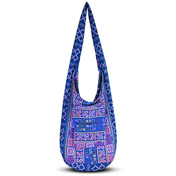 Tu acogedor bolso bandolera Boho bolso de algodón hecho a mano para unisex