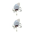 thumbnail image 4 of Guardoinrt Modern Minimalist Brooch Pin Unique And Fashionable Statement Piece Stylish Versatile Flower Brooch Benbai 2Set, 4 of 6