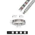 thumbnail image 4 of Unleash the Power of Magnetic Energy Therapy Bracelet for Stress, Anxiety, Arthritis, and Pain Relief - A Stylish Stainless Steel Gift for Men and Women (3-Pack), 4 of 6