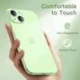 thumbnail image 6 of JETech Ultra Slim (0.35mm Thin) Case for iPhone 15 6.1-Inch, Camera Lens Cover Full Protection, Lightweight Matte Finish PP Hard Minimalist Case, Support Wireless Charging (Green), 6 of 6