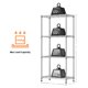 thumbnail image 3 of M MZG Unidad de Estantería de Metal Resistente, Capacidad de 1000 lbs, Estantería de Despensa de Cocina, Cromo, 13.7" D x 23.6" W x 53.4" H, 3 of 7