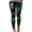 Green1, variant on Womens Halloween Leggings Stretch Cute Skull Graphic Print High Waist Yoga Pants