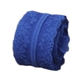 thumbnail image 1 of Injueey 10 m/rollo de tela de encaje bilateral, cortina de encaje, accesorios para prendas de vestir, artesanía DIY, decoración de vestido de boda Decoración del hogar azul oscuro Injueey JJ21331-03, 1 of 6