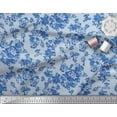 thumbnail image 3 of Soimoi Poly Georgette Fabric Leaves & Floral Print Fabric by The Yard 42 Inch Wide, 3 of 3