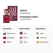 Zimaya Ladies Charisma EDP Spray 3.4 oz Fragrances 6290171074915