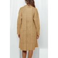 thumbnail image 4 of MURMUREY Women's Long Sleeve Cable Knit Open Front Cardigan Sweaters Chunky Sweater Coats, 4 of 6