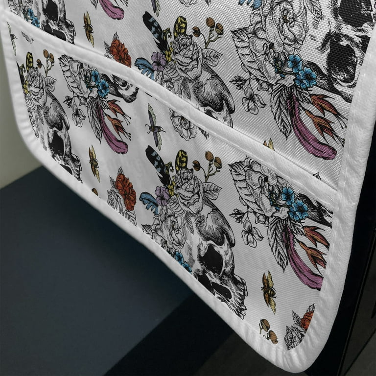 Skull Pattern Microwave Oven Cover