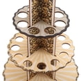 thumbnail image 3 of Nicehomfit Graduation Cash Cake Holder Wooden Double Layer Money Organizer for Party Decor in Golden, 3 of 6