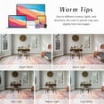 thumbnail image 2 of Balacho Bohemian Tribal Geometric Star Faux Wool Area Rug, 5' x 8', Pink, 2 of 8