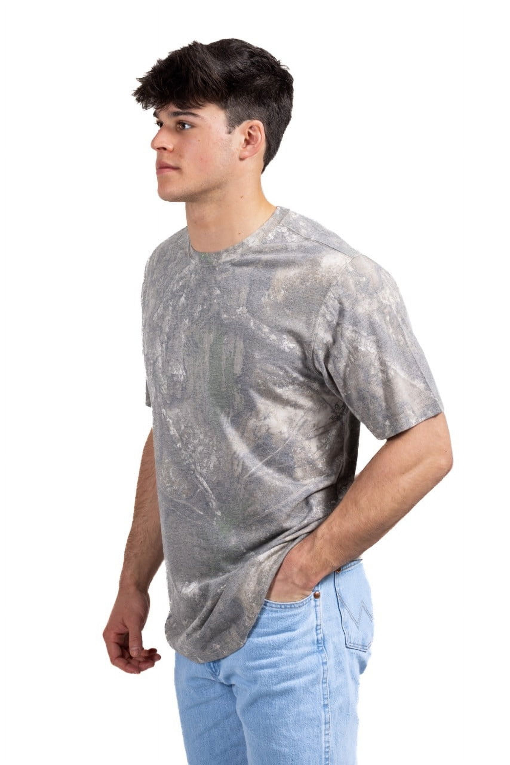 Realtree Camo Tri-Blend Short Sleeve Shirt – Lightweight & Soft, Outdoor & Hunting Apparel​ | S-5XL