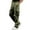Army Green, variant on Men's American Retro Workwear Corduroy Pants, Loose Straight-leg Wide-leg Casual Trousers for Fall, Winter and Vintage Look,Black,L