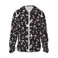 thumbnail image 1 of Balery Anchors Sudadera ligera de manga larga con capucha y protección solar UPF 50+ para hombre y mujer, ideal para pesca y running-Small, 1 of 7