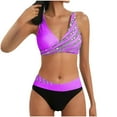 thumbnail image 1 of Bikini Sets for Women Plus Size Halter Swimsuits Two Piece Bathing Suit, 1 of 4