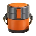 thumbnail image 1 of TIMIFIS Lunch Jar Stainless Steel Vacuum Lunch Box Insulated Pot Can Be Filled with Water Insulated Barrel Portable Lunch Box Meal Prep Containers Kitchen Gadgets, 1 of 3